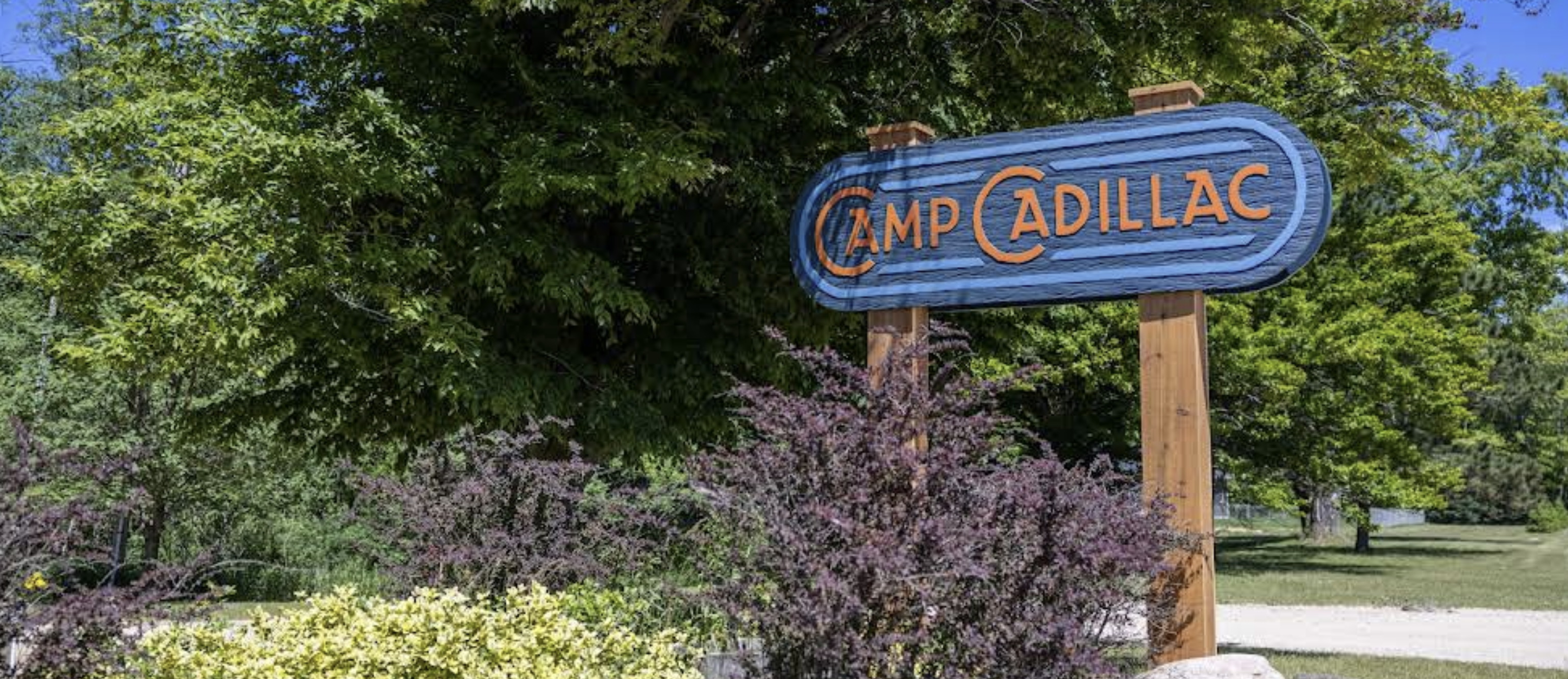camp Cadillac Sign